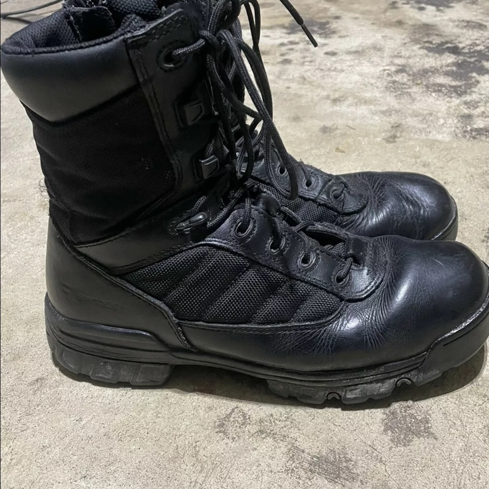 MEN'S BATES 8" CODE 6.2 TACTICAL SPORT SIDE ZIP BOOTS E06688 BLACK 9.5M